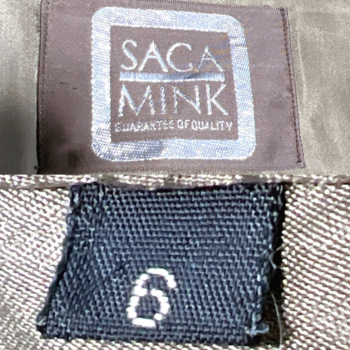 SAGA MINK サガミンク シルバータグ 銀タグ 毛皮 リアルファー コート