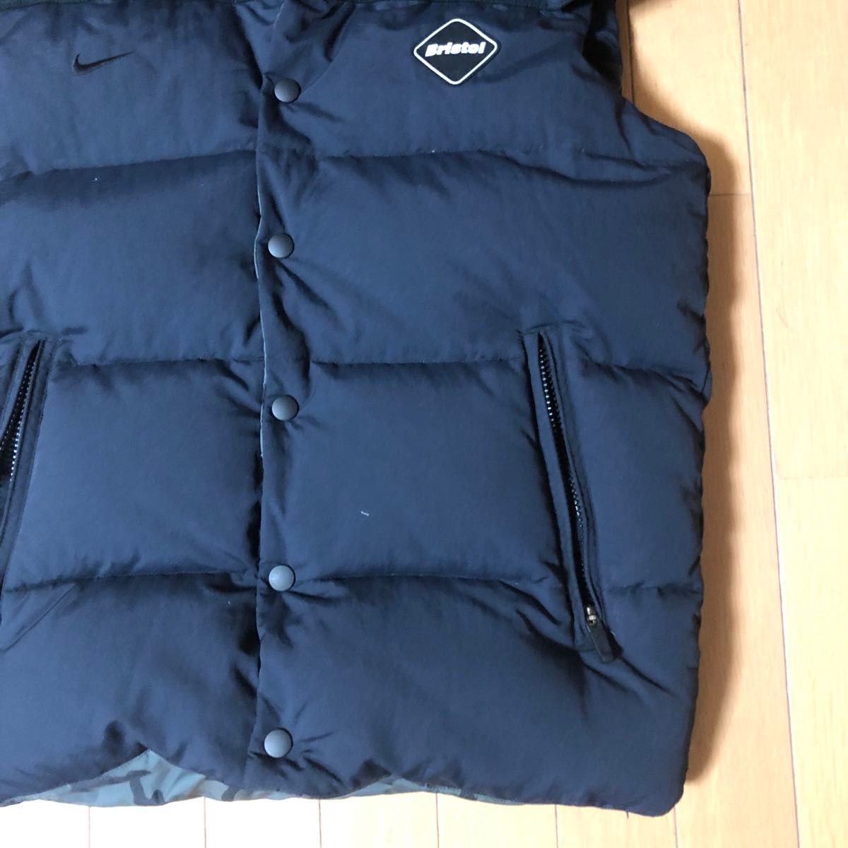 ダウンベスト VEST NIKE ブラックレアルブリストルコラボナイキFCRB