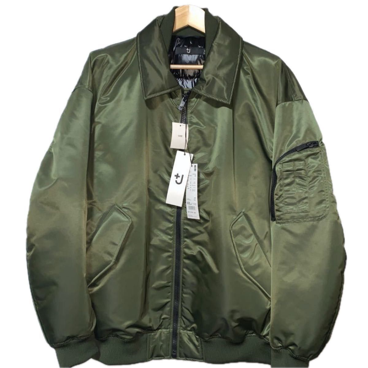 UNIQLO +J ダウン オーバーサイズリブブルゾン2019年版 MA-1 フライト