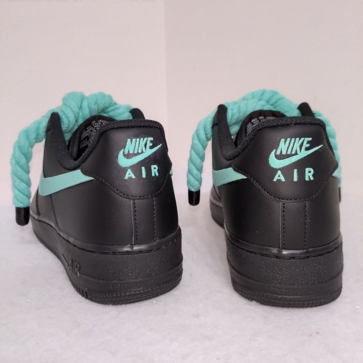 最新作 26cm ナイキエアフォースワン ロープカスタム ROPE AF1 Tiffany