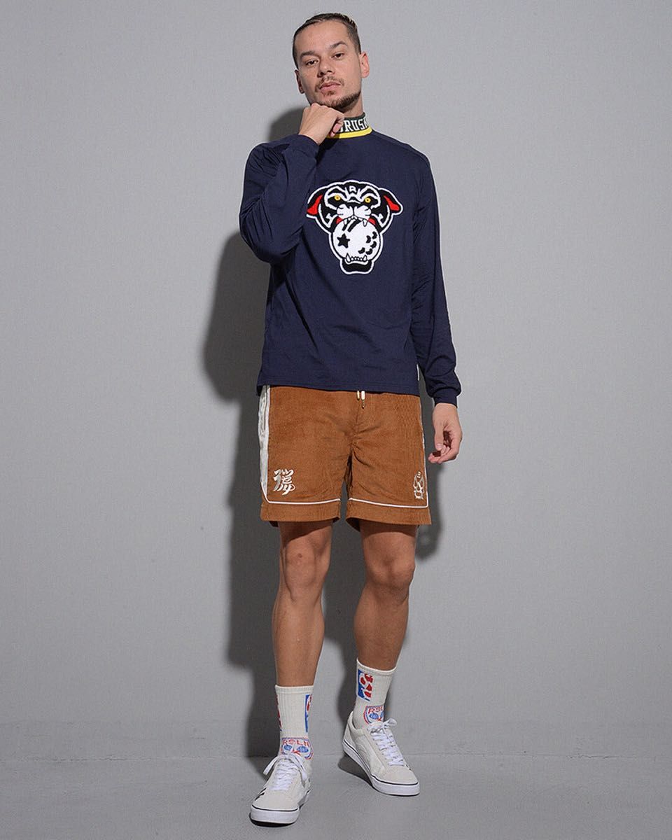 size7】秋冬 ラッセルノ Russeluno GOLF モックネックシャツ ゴルフ