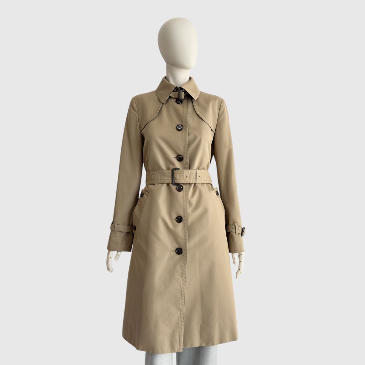 Aquascutum アクアスキュータム トレンチコート レディース ベージュ