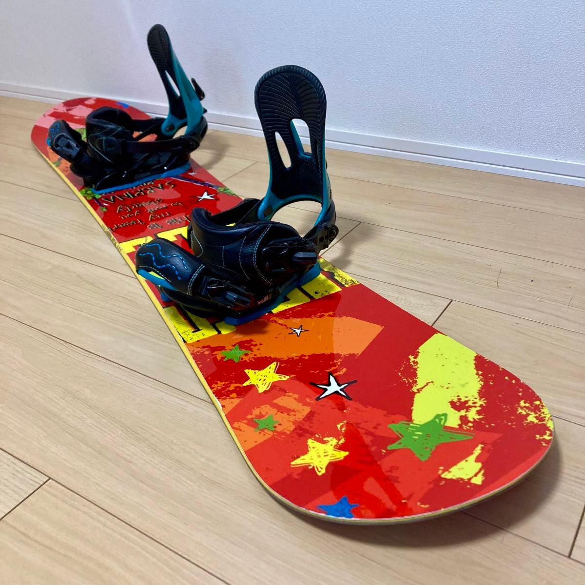 レディース スノーボードセット 板 138cm ビンディング ケース付き
