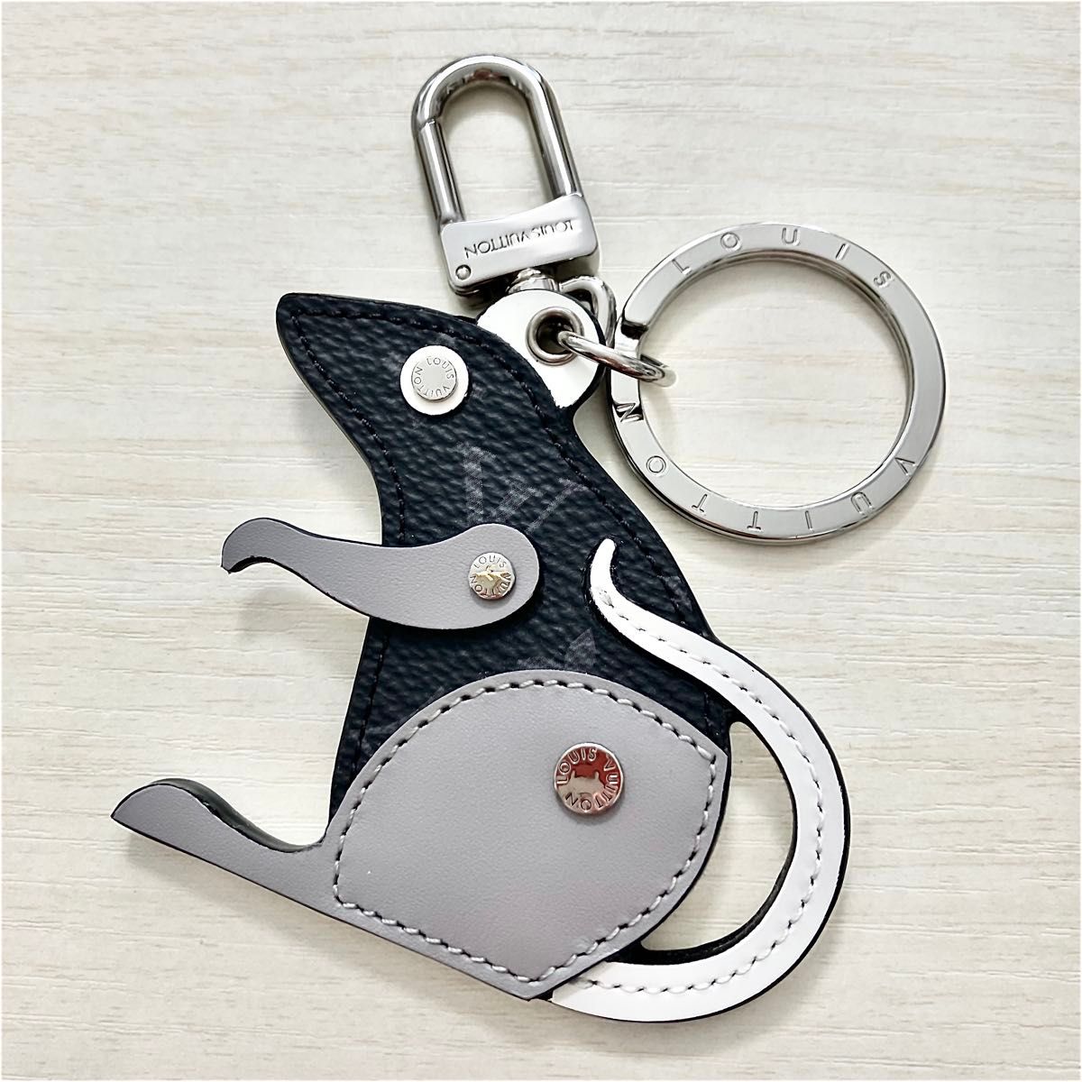 新品未使用 保管品 ルイ ヴィトン ポルトクレ LV ラット ネズミ 鼠