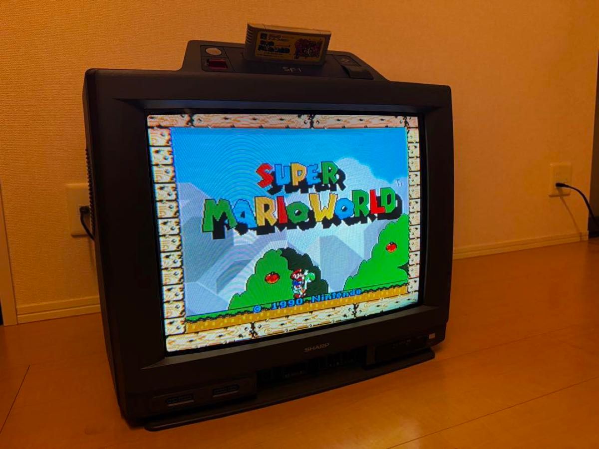 分解洗浄済み美品 SHARP スーパーファミコン内蔵テレビ 21G SF1｜Yahoo