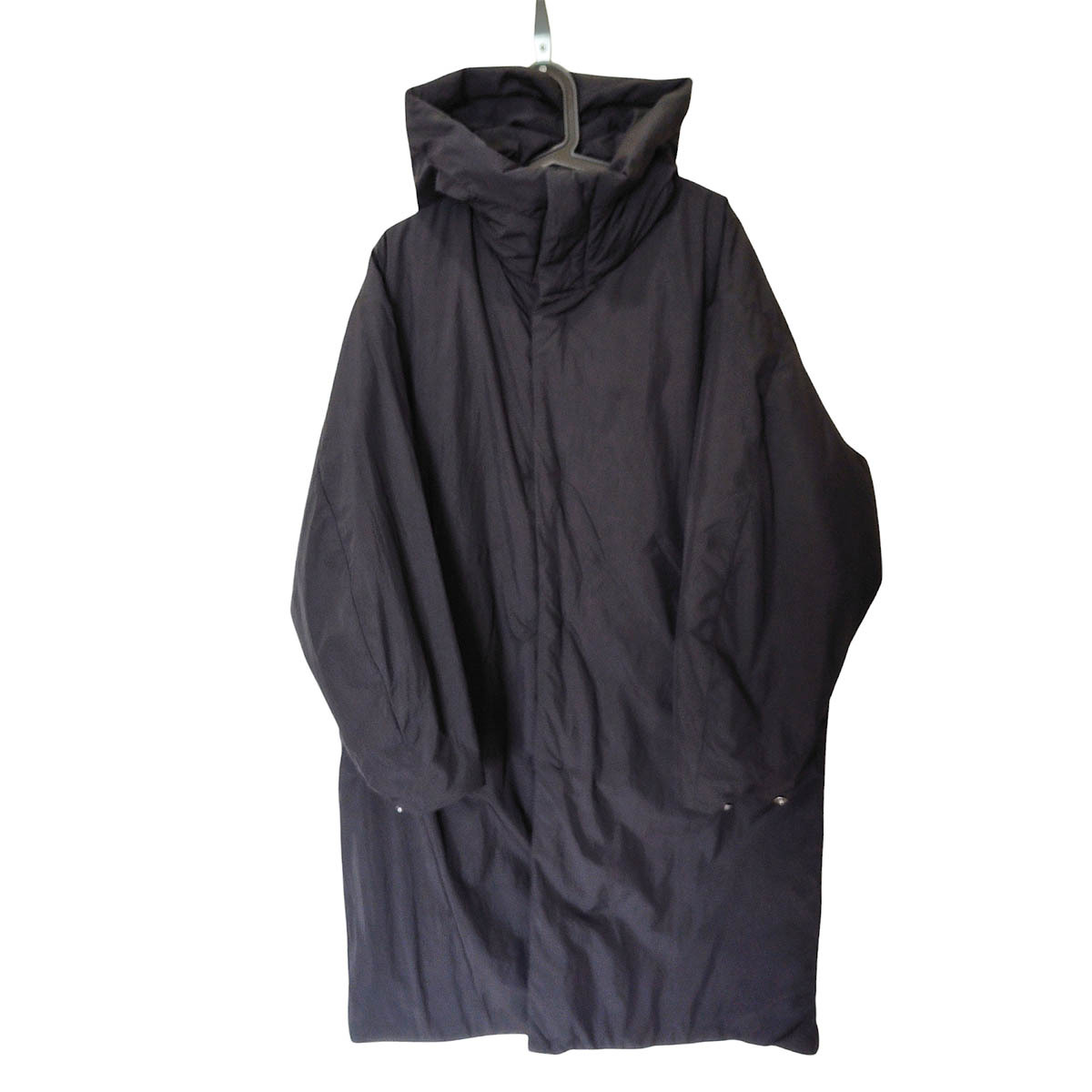 即決 無印良品〔MUJI WALKER〕防風撥水中綿ベンチコート サイズXL 黒
