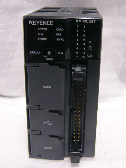 Yahoo!オークション - 動作保証美品 KEYENCE KV-NC32T PLC KV CPU装置