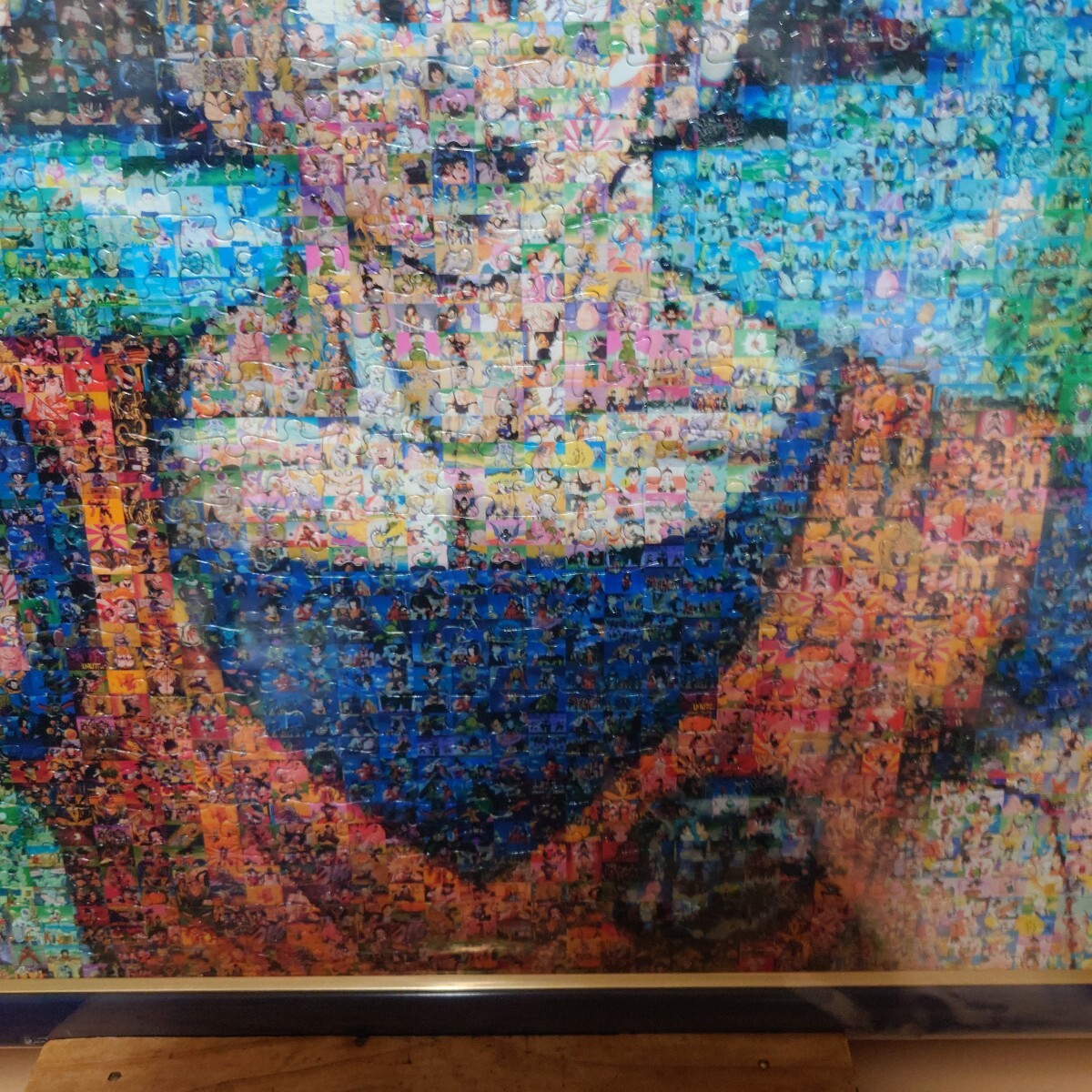 額付き完成品 ドラゴンボール/モザイクアート・パズル/1000ピース/鳥山