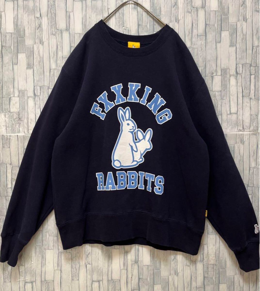 FR2 エフアールツー トレーナー スウェット FXXKING RABBITS ウサギ 兎