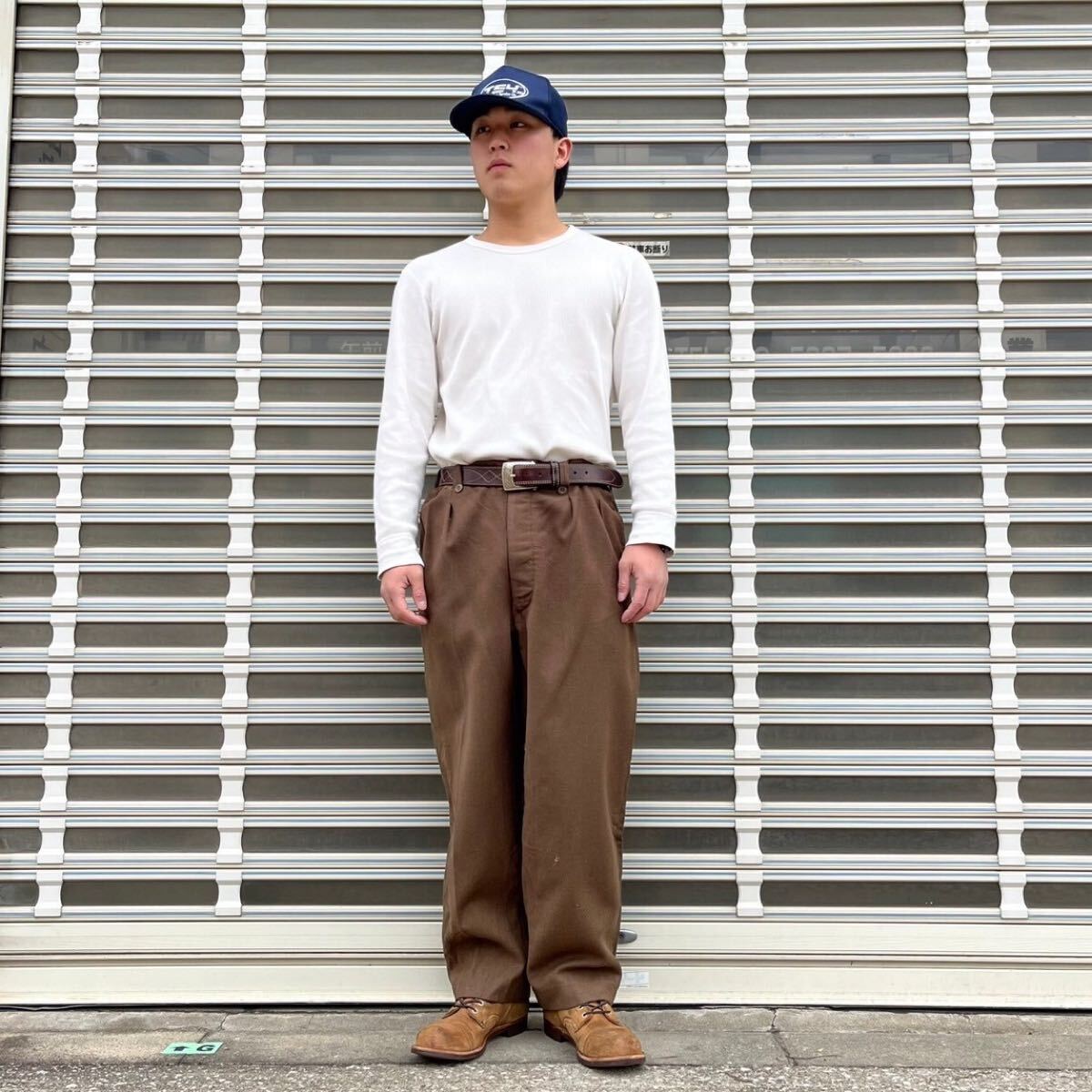 50s フランス軍 実物 M52 フランネル ウールパンツ トラウザーズ 16