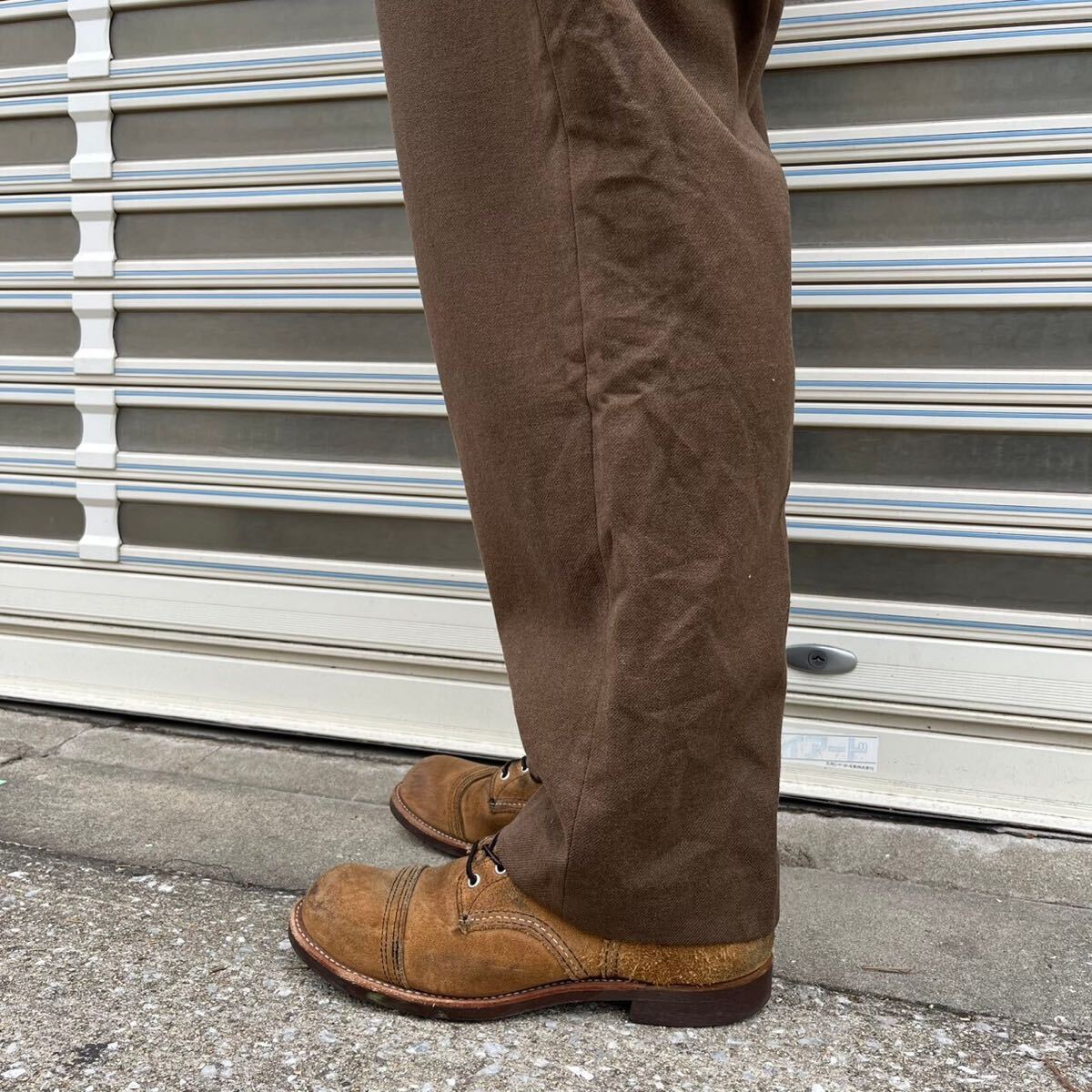 50s フランス軍 実物 M52 フランネル ウールパンツ トラウザーズ 16