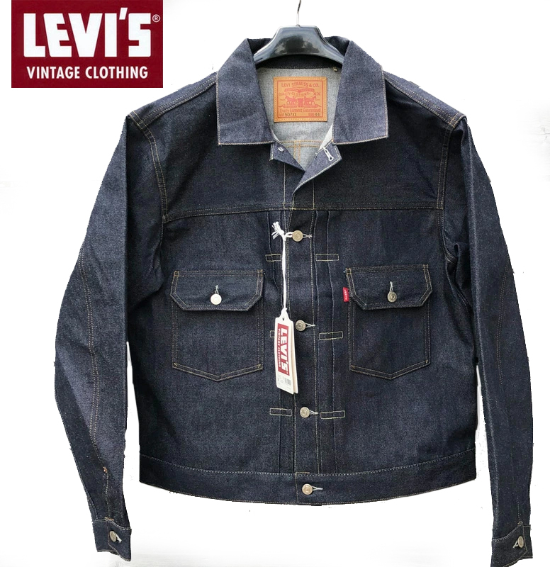 新品 44サイズ Levi's LVC 507xx 2nd デニムジャケット LVC セカンド T