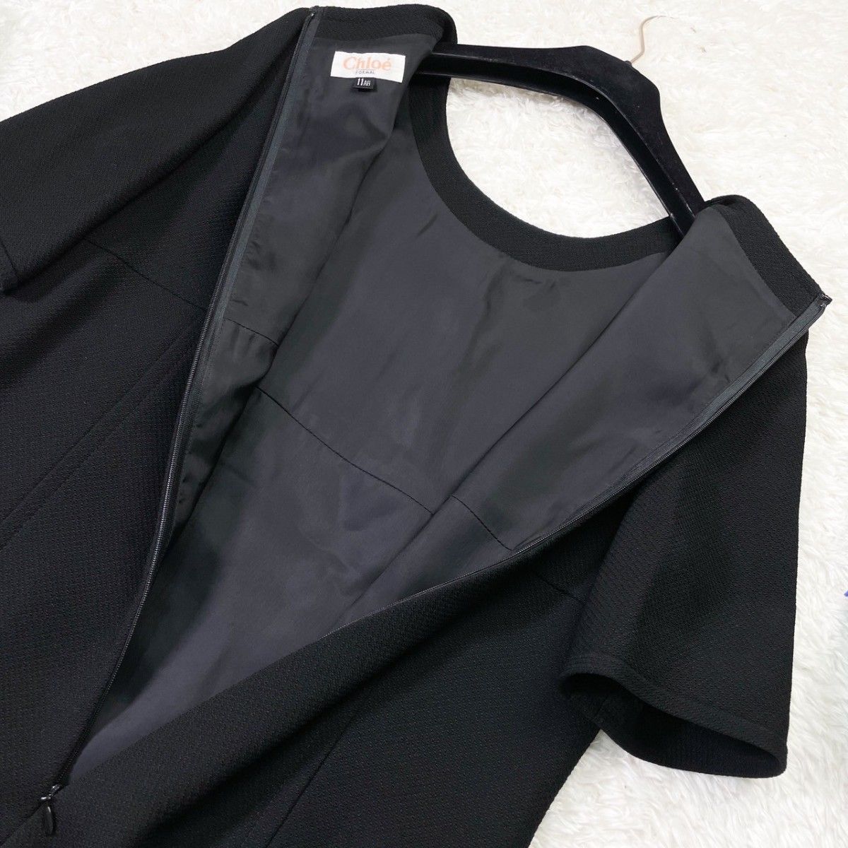 美品】Chloe クロエ ブラックフォーマル ジャケット&ワンピース
