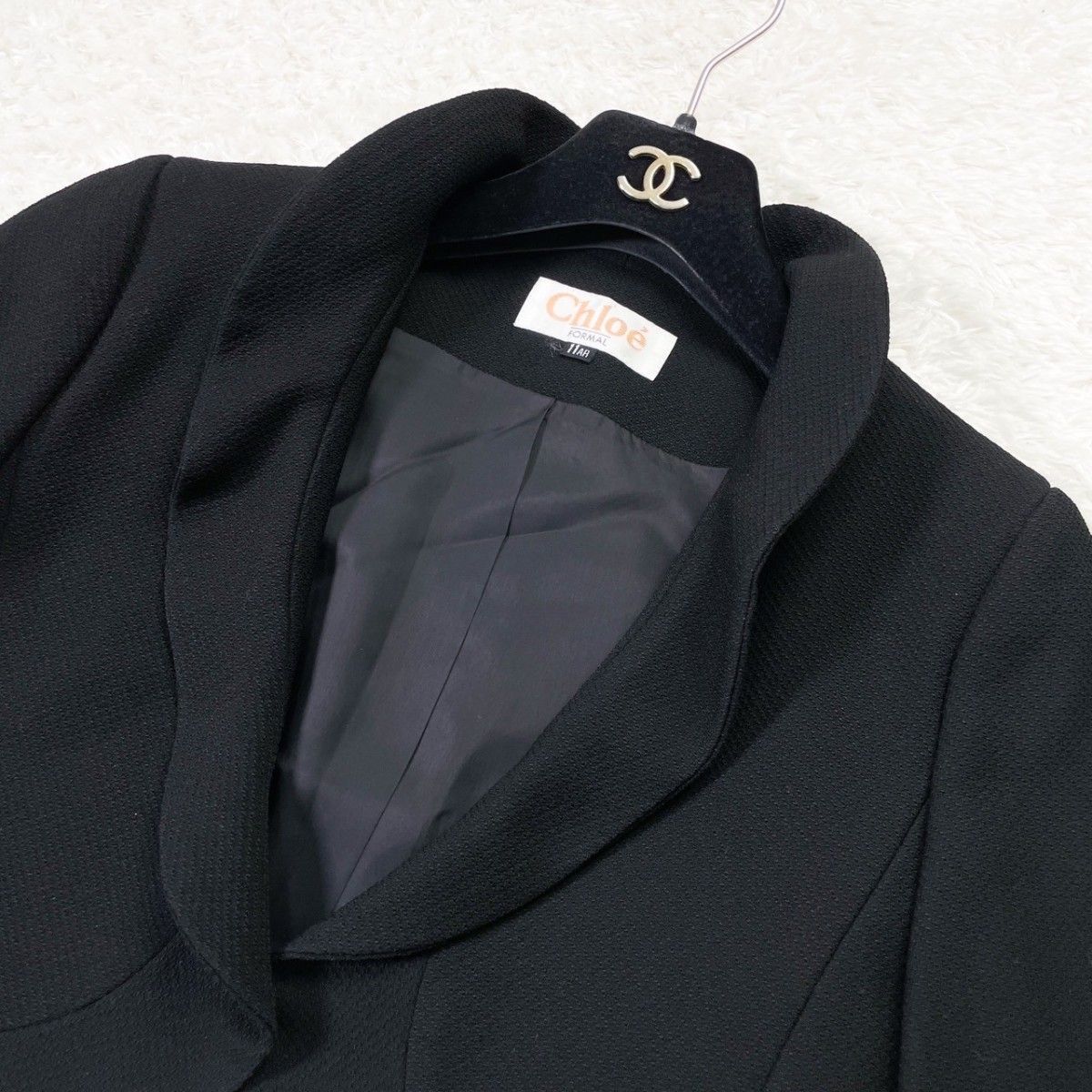 美品】Chloe クロエ ブラックフォーマル ジャケット&ワンピース