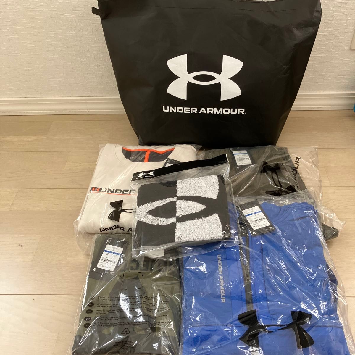 送料無料 アンダーアーマー 福袋 メンズ XLサイズ LLサイズ 男性 5点