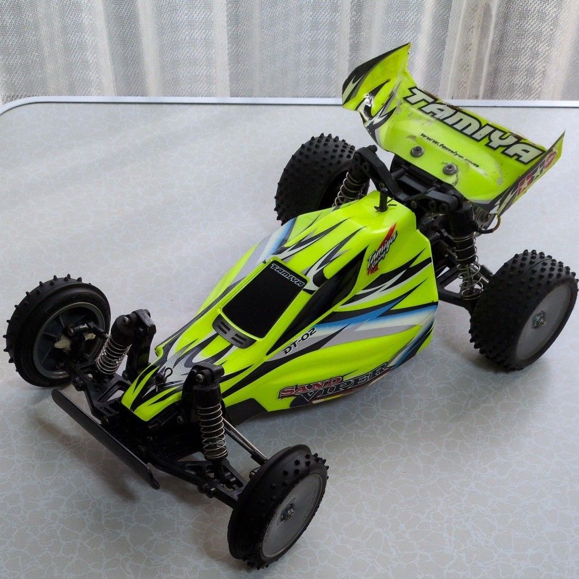 タミヤ1/10RC サンドバイパー （DT-02シャーシ）中古品｜Yahoo!フリマ