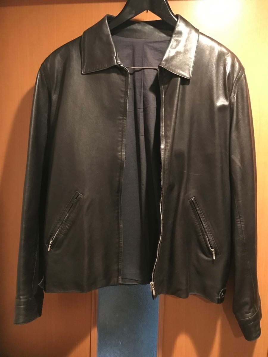 agnes b homme アニエスベー オム 羊革 レザージャケット シングル