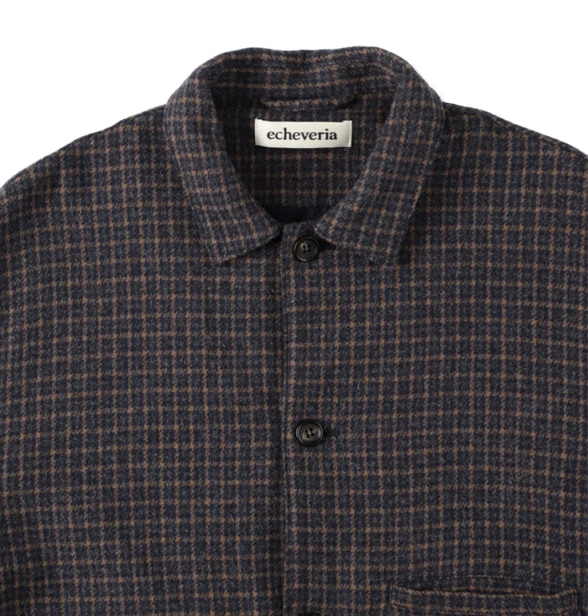 echeveria alpaca wool trip jkt ネイビー NAVY ジャケット｜Yahoo