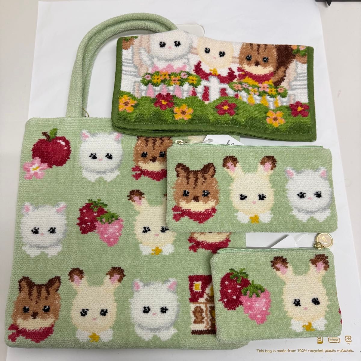 新品未使用 FEILER フェイラー シルバニア コラボ バッグ ハンカチ