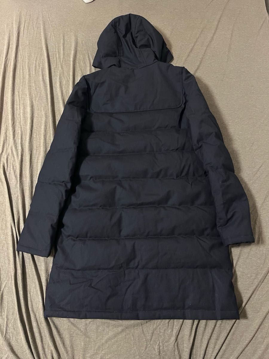 美品 theory セオリー ダウンコート ダッフルフード付き ブラック S