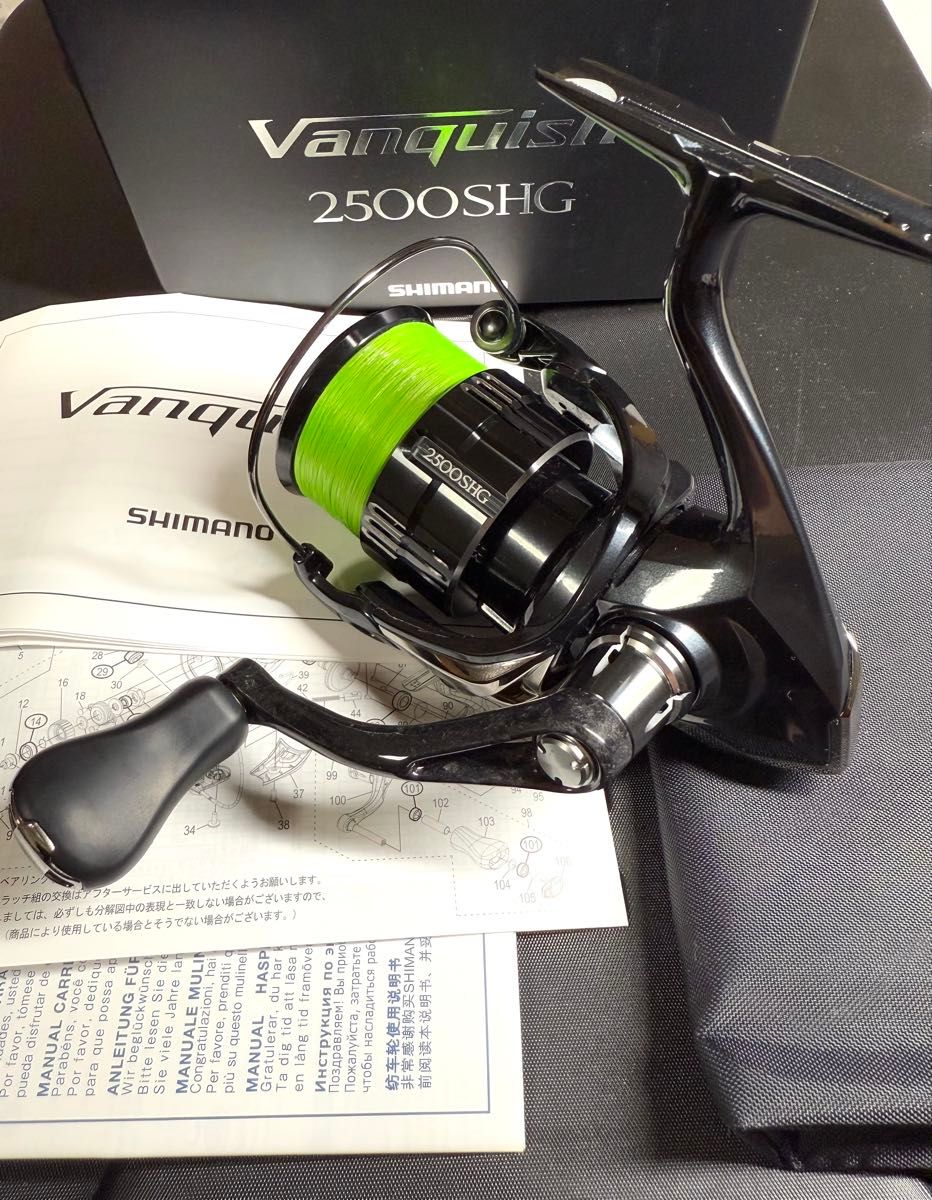 シマノ 19 ヴァンキッシュ 2500SHG 美品 バス アジング メバリング