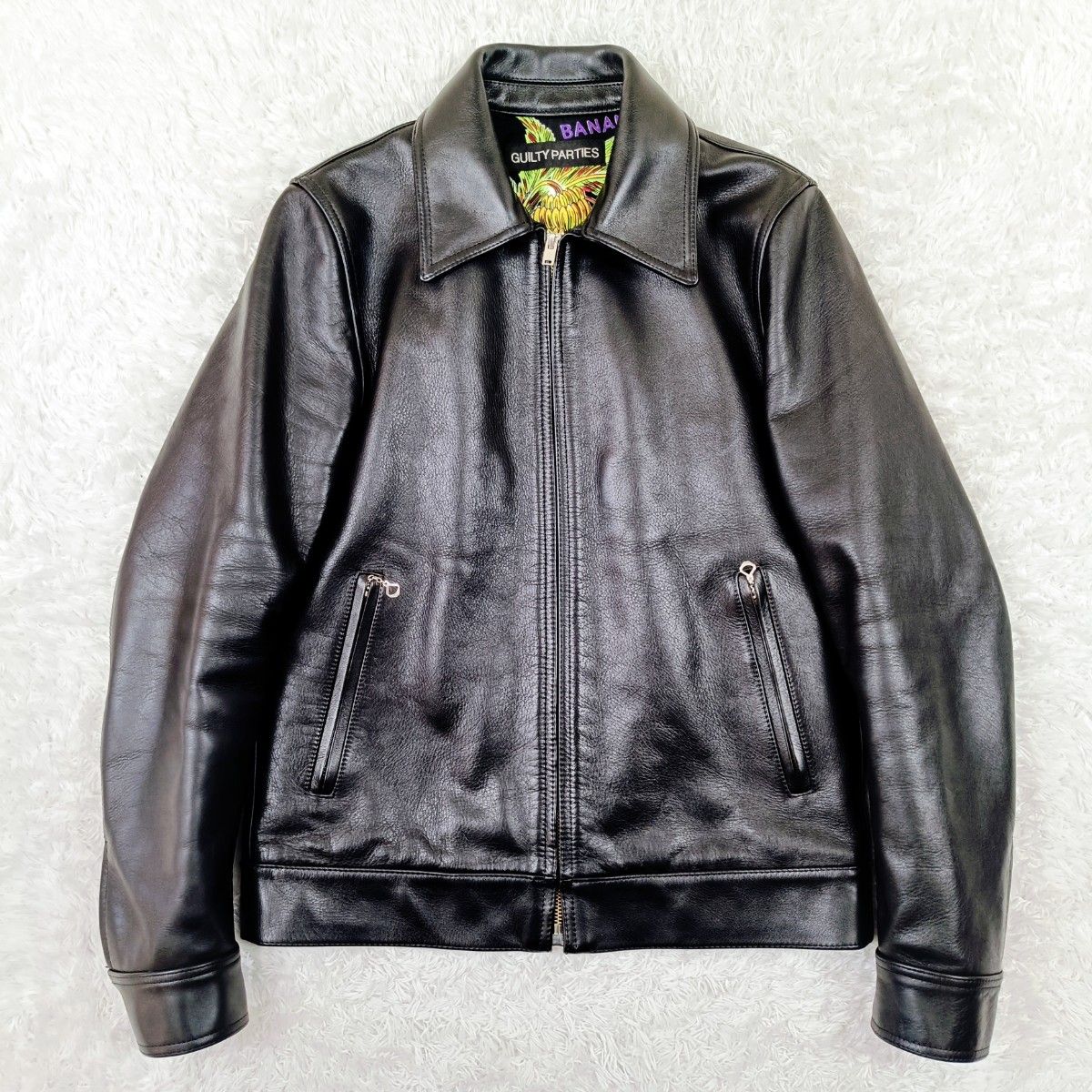WACKO MARIAワコマリア ステアハイド 牛革 レザージャケット シングル
