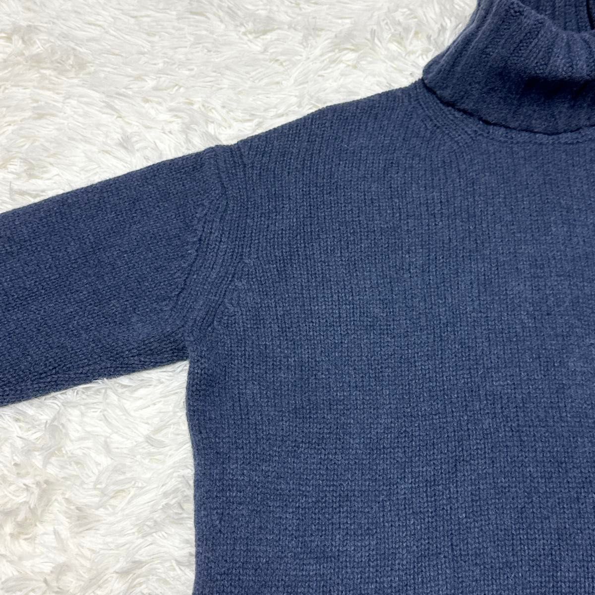 美品 ギャルリーヴィー ファインウールタートルネックニットプル