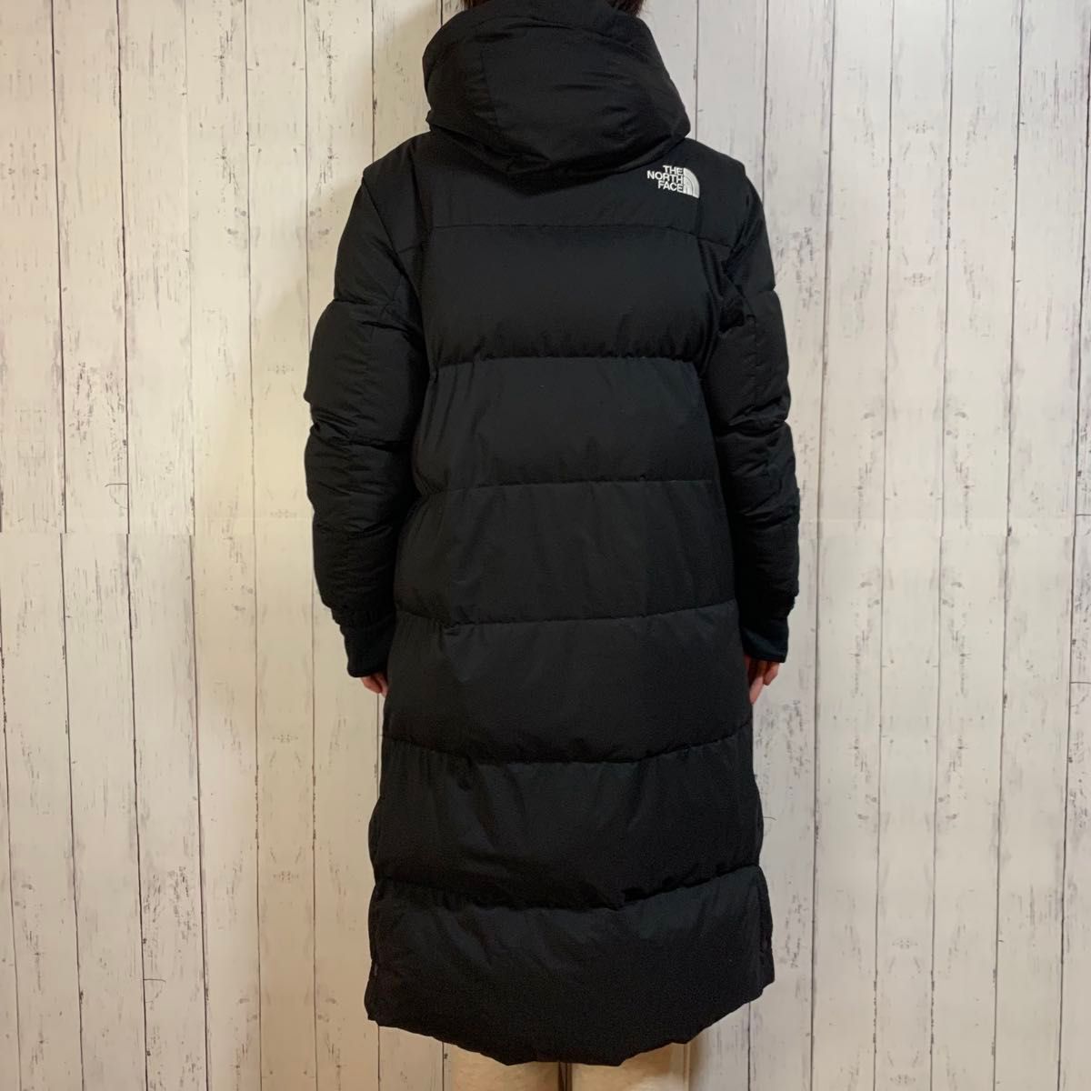 ノースフェイス ロングダウンコート 大きいサイズ メンズ XL ブラック