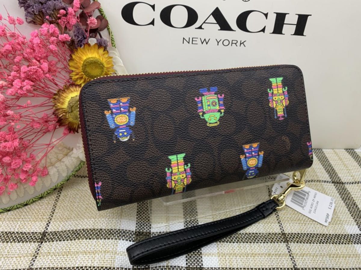 コーチ COACH 長財布 コズミック ロボット アウトレット シグネチャー