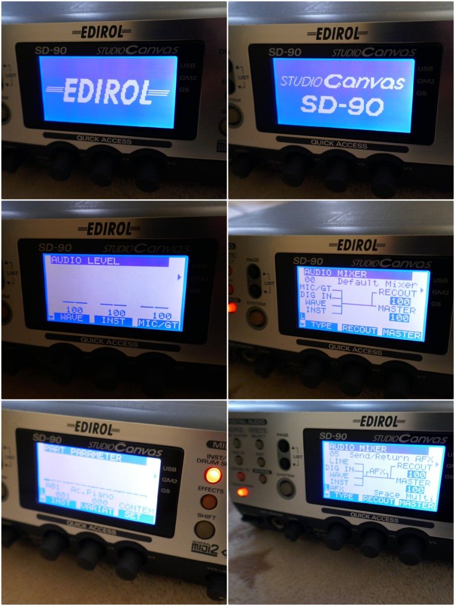 Roland EDIROL ミュージ郎 Digital Studio SD-90 音源 モジュール +
