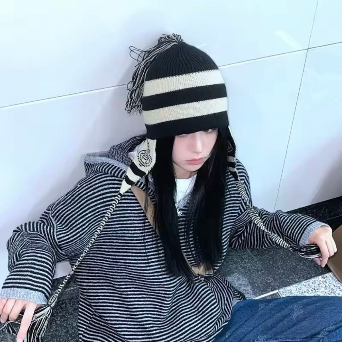 NANA シン着用 耳あて付きニット帽｜Yahoo!フリマ（旧PayPayフリマ）