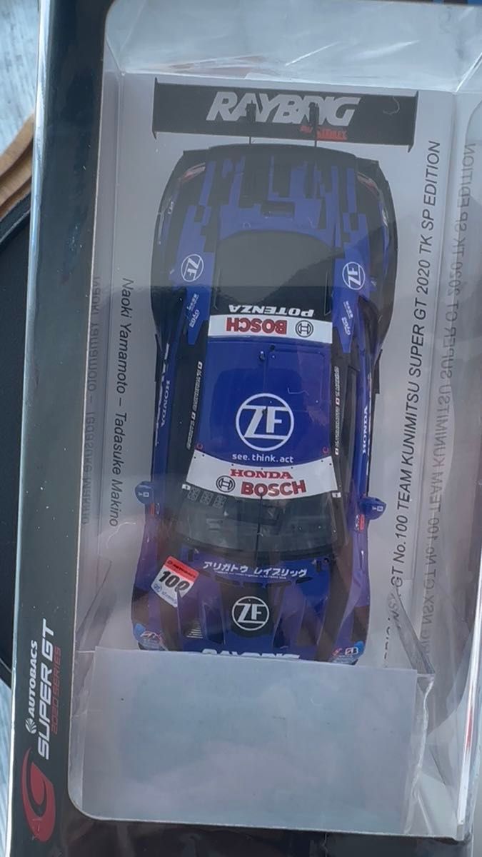 1/43 SPARK製 2020 RAYBRIG NSX-GT 特別パッケージ チャンピオンボード