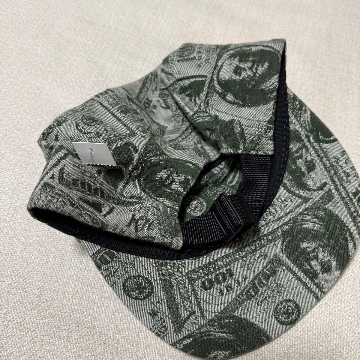 新品未使用 Supreme 100 Dollar Bill Camp Cap キャップ シュプリーム