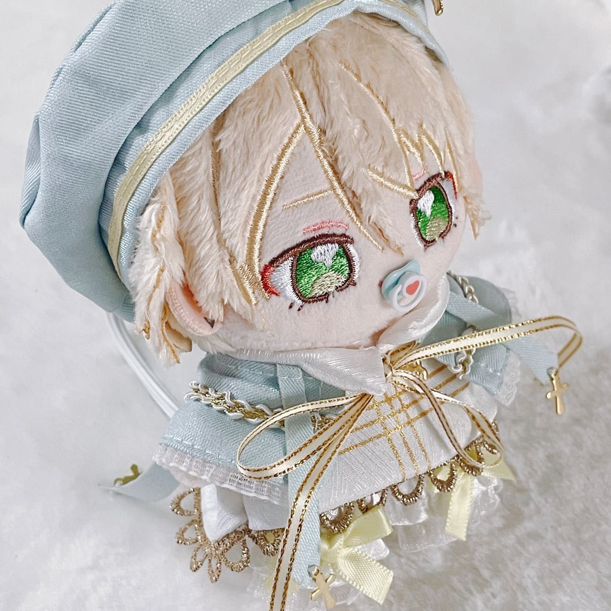 10cm 12cm 聖歌隊 水色 ぬいぐるみ ぬい服 着せ替え おきがえ いつぬい