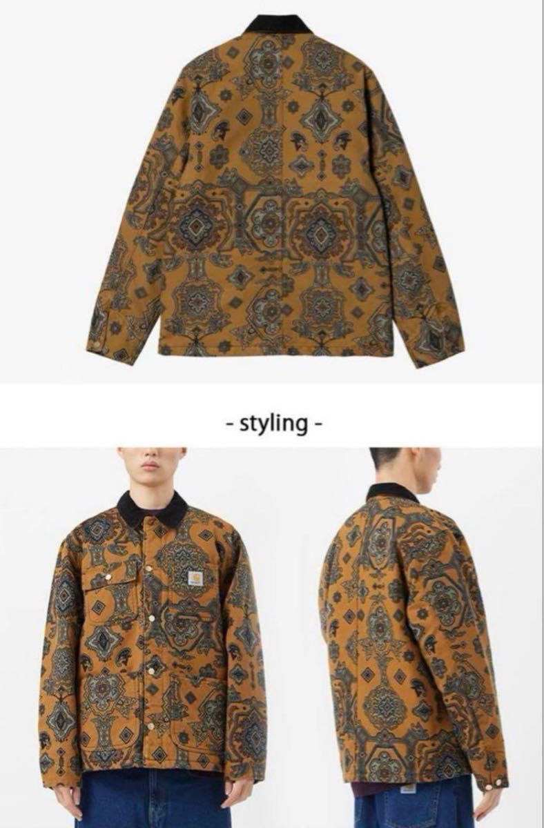 carhartt wip ペイズリー柄 ミシガンジャケット カーハート｜Yahoo