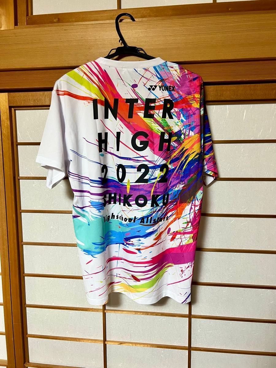 白黒2着セットヨネックス M インターハイ2022 Tシャツ ホワイト