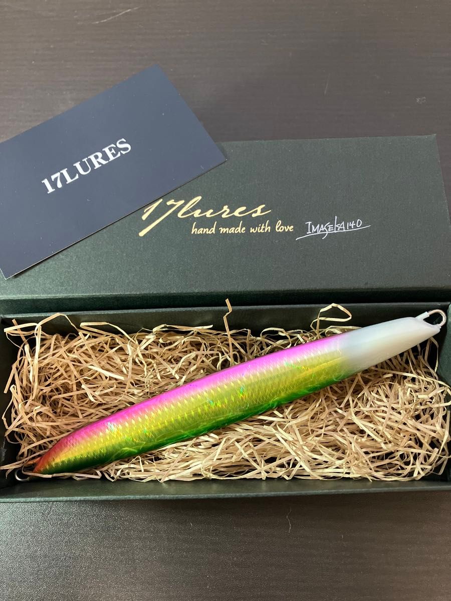 17LURES IMASEKA 140 ホログリーンシェル グロー メタルジグ 送料無料