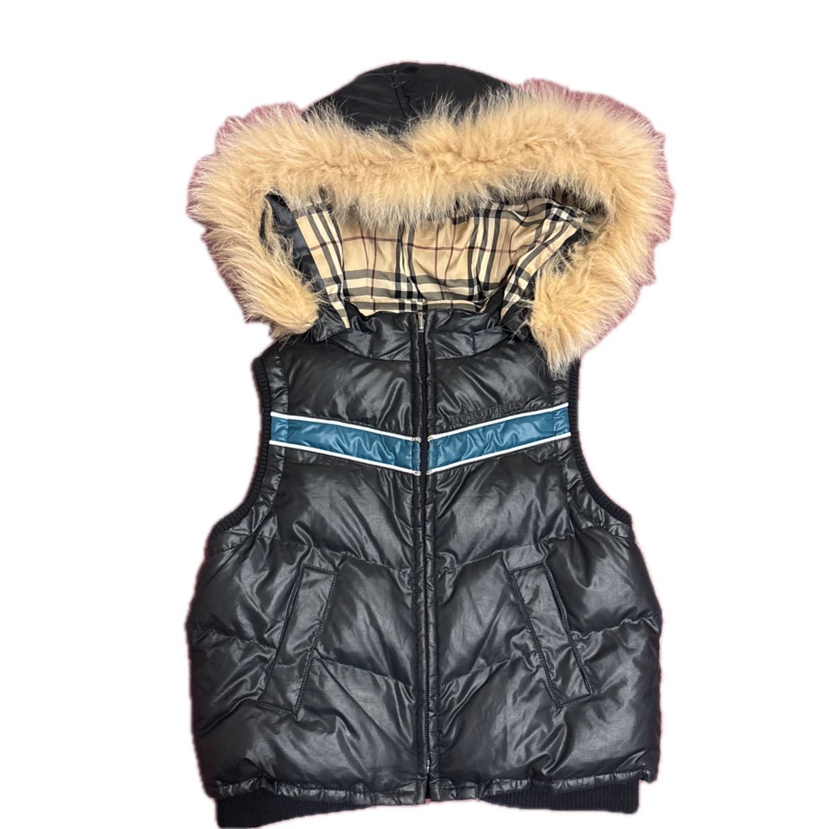 バーバリーBURBERRY キッズ リバーシブルベスト ダウンベスト ノバ