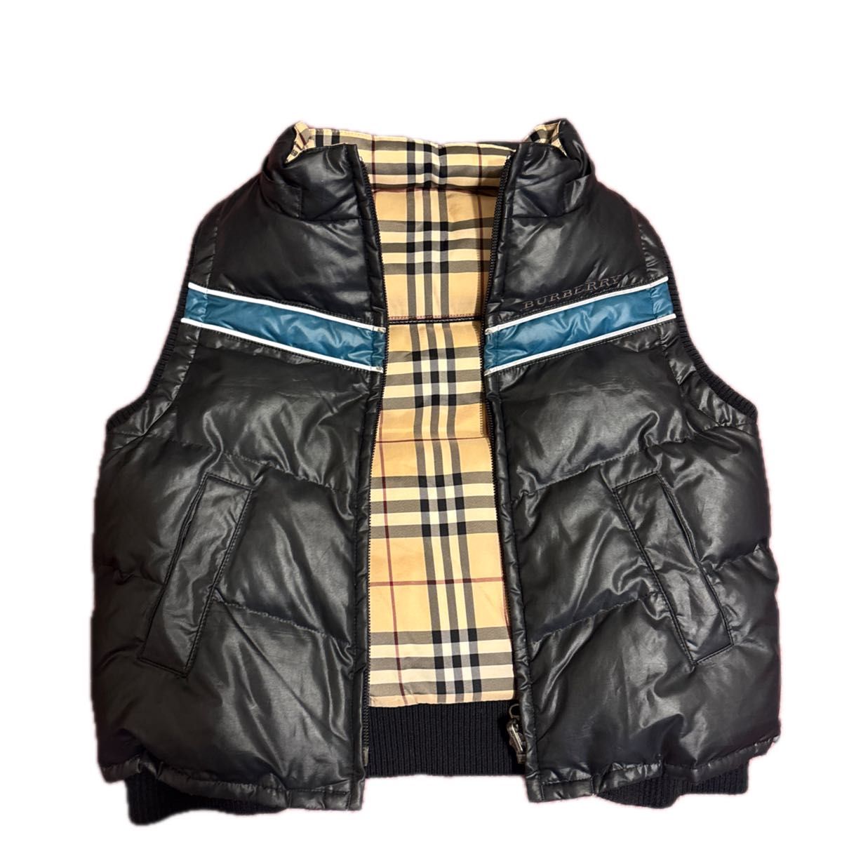 バーバリーBURBERRY キッズ リバーシブルベスト ダウンベスト ノバ