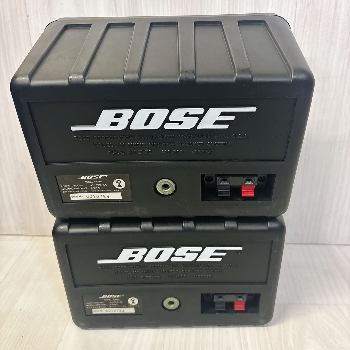 美品】連番 Bose 101MM 鳥マーク スピーカー 2個セット｜Yahoo!フリマ