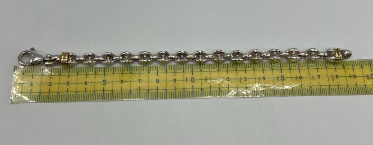 ティファニー TIFFANY&CO アンカーチェーン ブレスレット SV925 YG 750