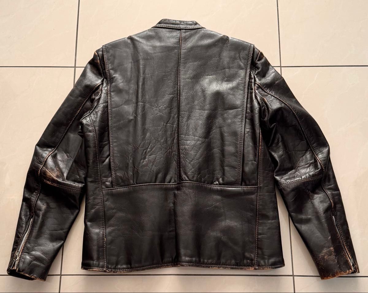 VANSON バンソン レザー シングルライダースジャケット 牛革 USA製