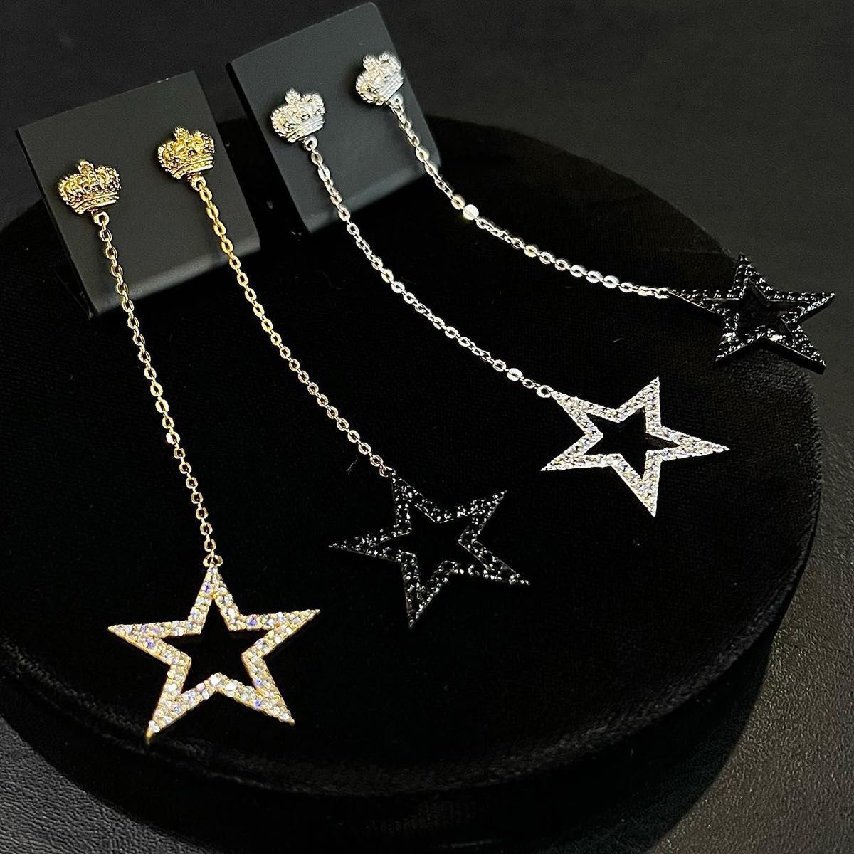 定価3 5万・新品 Justin Davis スターチェーンピアス「STAR BURST
