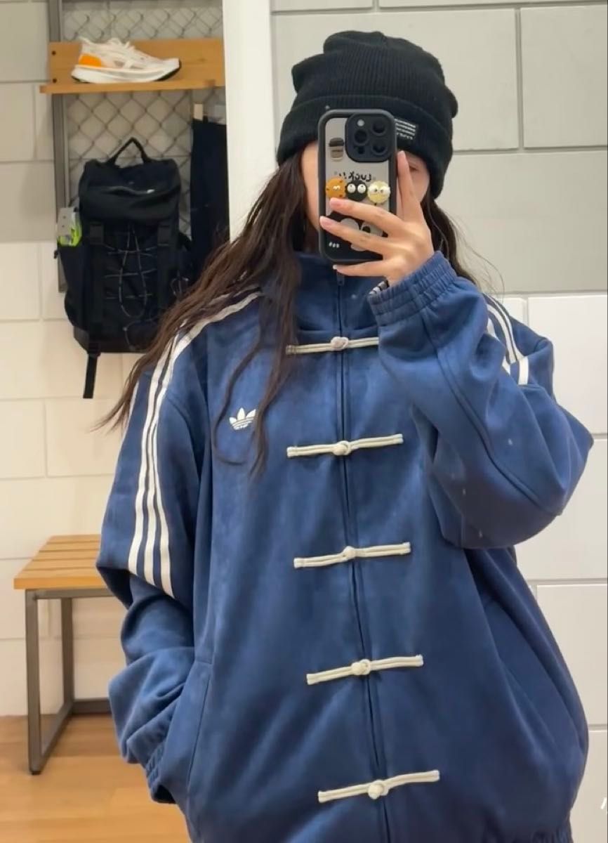 ADIDAS SNSで話題 海外限定 チャイナトラックトップ 中国限定 M｜Yahoo