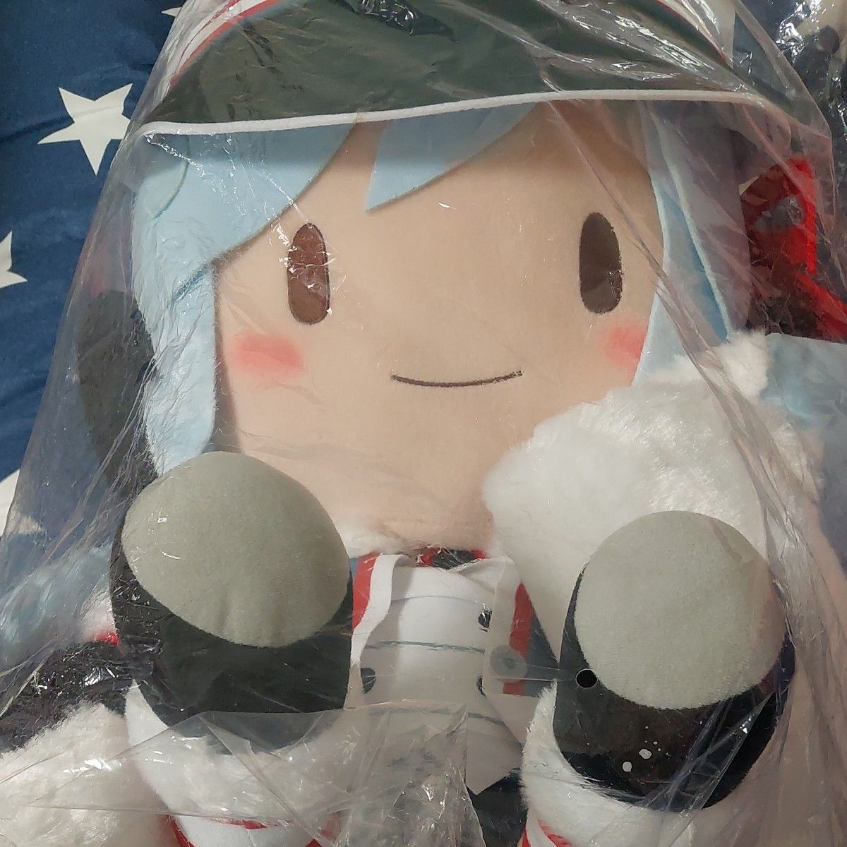新品 未使用 初音ミク 雪ミク2022 どでかジャンボ ふわふわぬいぐるみ