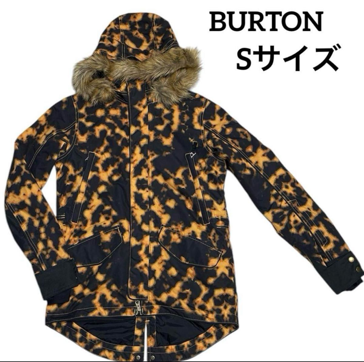 BURTON バートン ファー付きフード レオパード柄 ヒョウ柄 レディース