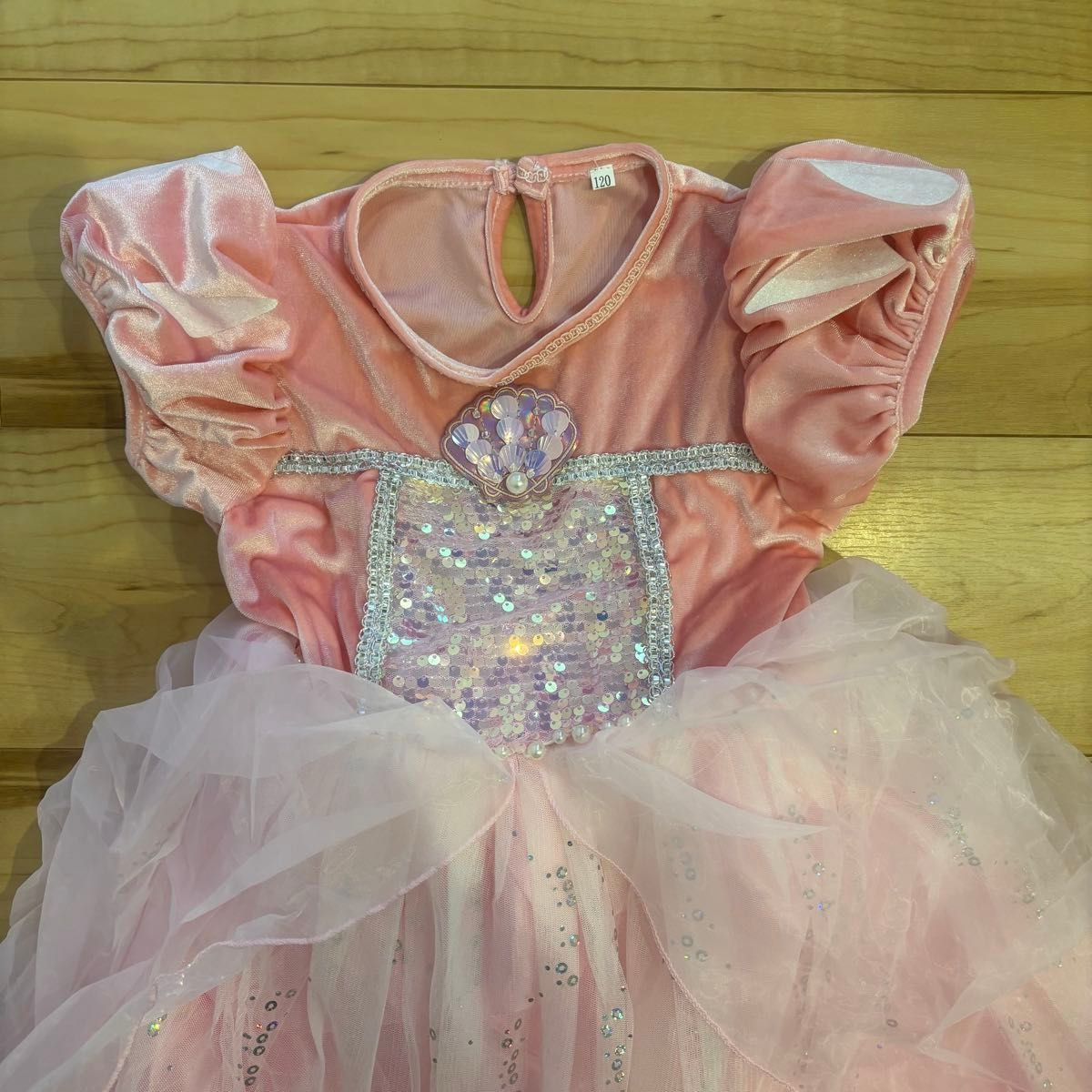 新品 アリエル ディズニー ドレス ピンク リトルマーメイド ワンピース
