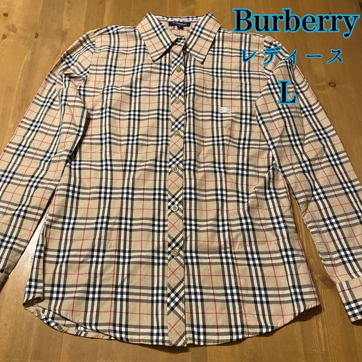 Burberry ノバチェック柄 長袖レディースシャツ L 長袖シャツ チェック