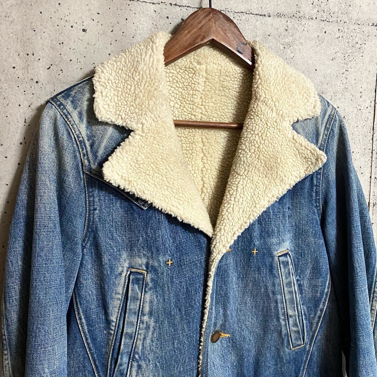 07AW 野口強着 ナンバーナイン NUMBER NINE ヴィンテージ デニム ボア