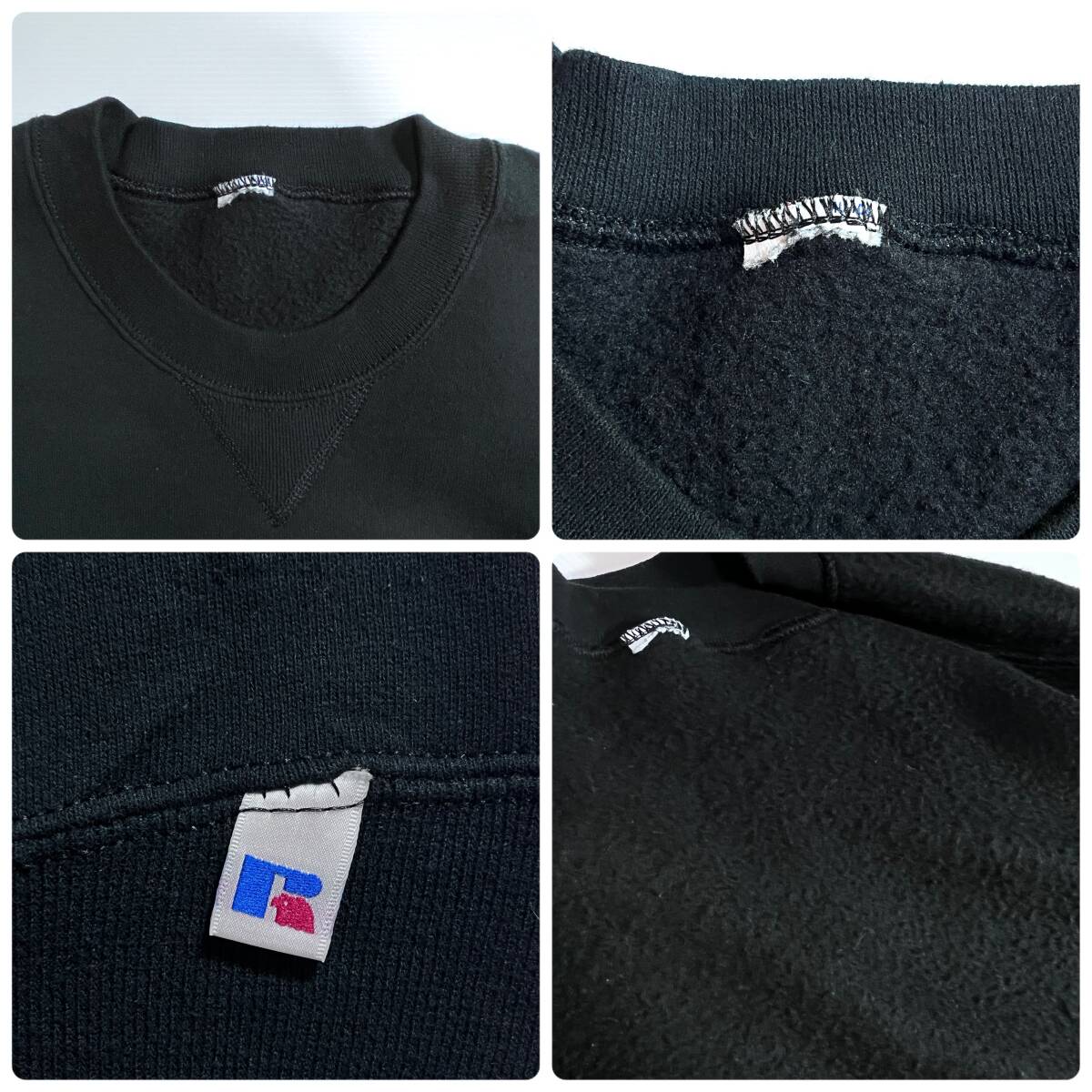 美品 90s 00s RUSSELL ATHLETIC ラッセル アスレチック XLT ブラック